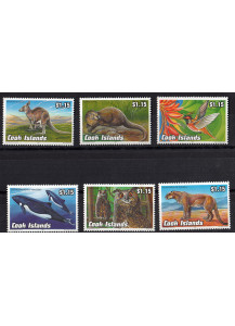 ISOLE COOK 1992 serie completa francobolli nuovi Yvert Tellier 1036/41